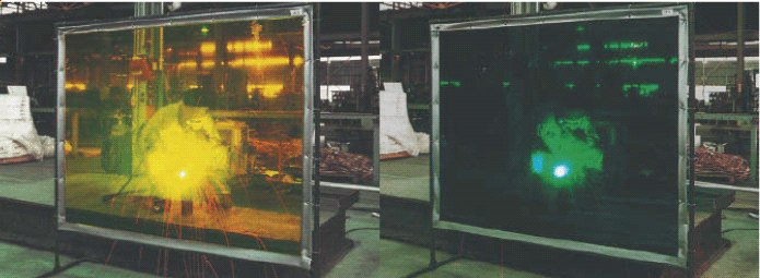 溶接作業者と周囲