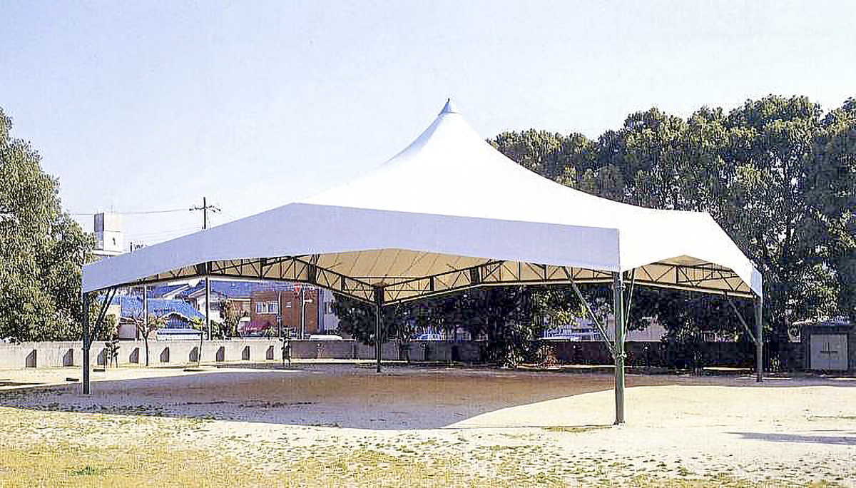 大型テント【ビッグパワーテント】20m×20m 矢野テント株式会社 
