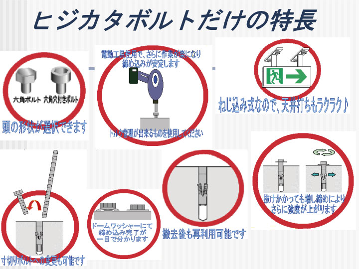 ヒジカタボルト | 株式会社星野商店