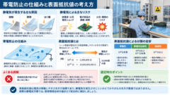 帯電防止の仕組みと考え方