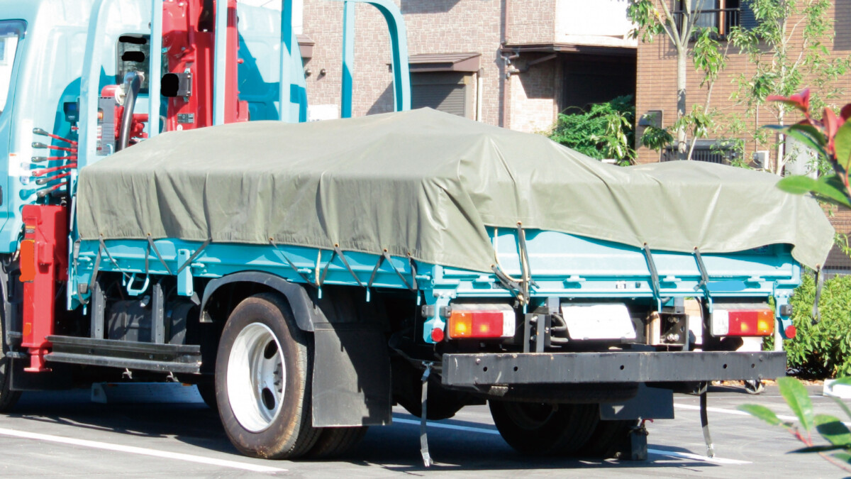 軽量帆布を扱うイメージ