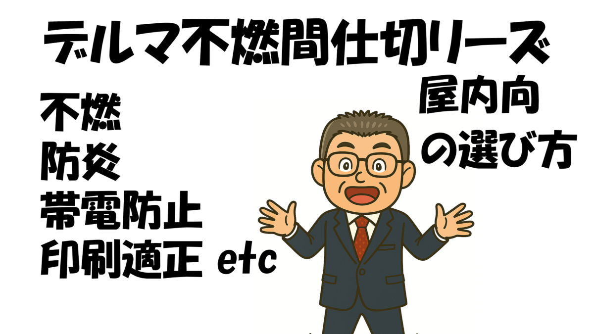 不燃シリーズの選び方