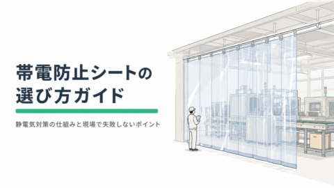 帯電防止シートの選び方ガイド｜静電気対策の仕組みと現場で失敗しないポイント