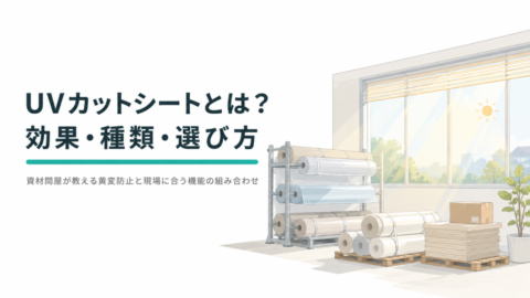 UVカットシートとは？効果・種類・選び方を資材問屋が解説